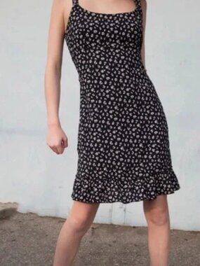 Brandy Melville Floral Mini Colleen Slip Dress